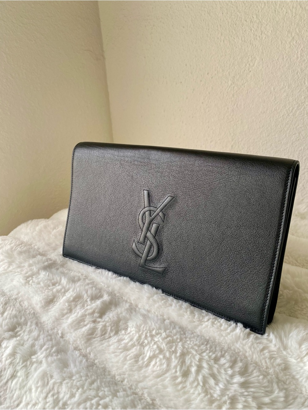 ❤️ SAINT LAURENT Belle De Jour Clutch - Picture 9 of 14